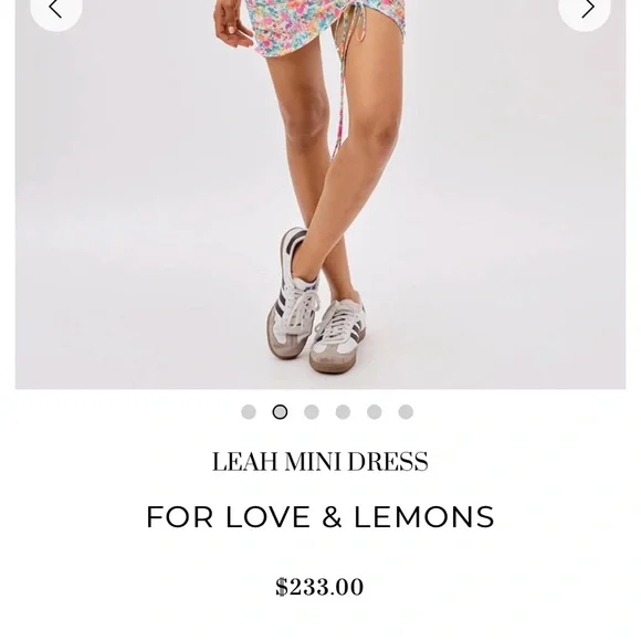 NWT For Love and Lemons Leah Mini Dress - Picture 9 of 10